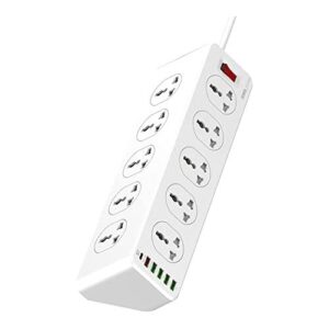 Rallonge Multiprise Parasurtenseur – Chargeur - 10 Prises + 5 USB + Type-C