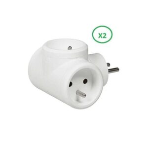 Multiprise 3 Prises (lot De 2)