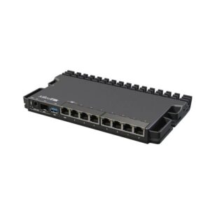 Partagez ce produit Boutique Officielle MikroTik Mikroti k RB5009UG+S+IN Routeur connecté 2.5 Gigabit Ethernet - Quad-core CPU - ARM64 - ROS V7 - SFP - SFP+
