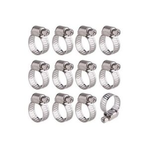 Collier De Serrage De Tuyau A Vis 7mm Paquet De 100pcs