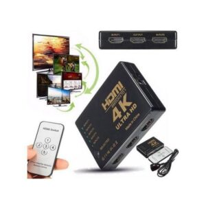 Adaptateur HDMI 5 Entrées Et 1 Sortie Avec Télécommande 4K