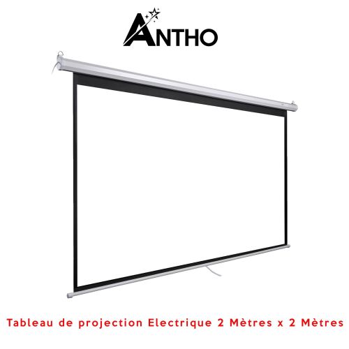 Tableau De Projection électrique - 2m X 2m / 2 Mètres X 2 Mètres