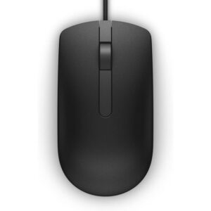 DELL Souris Filaire MS116 USB – Souris Optique 1000 DPI avec Molette – Compatible PC & Laptop – Noir