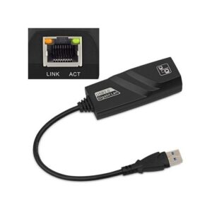 Adaptateur USB 3.0 Vers Ethernet Gigabit 10/100/1000 - Noir