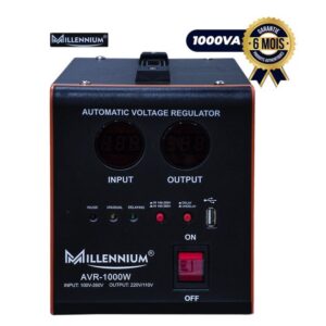 Régulateur - stabilisateur de Tension Millennium 1000VA